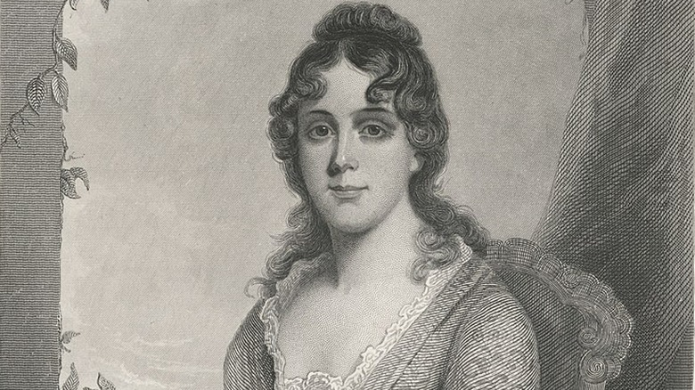 Etching of Martha Jefferson Randolph