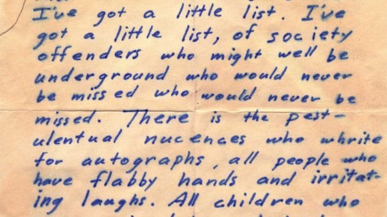 Zodiac killer letter