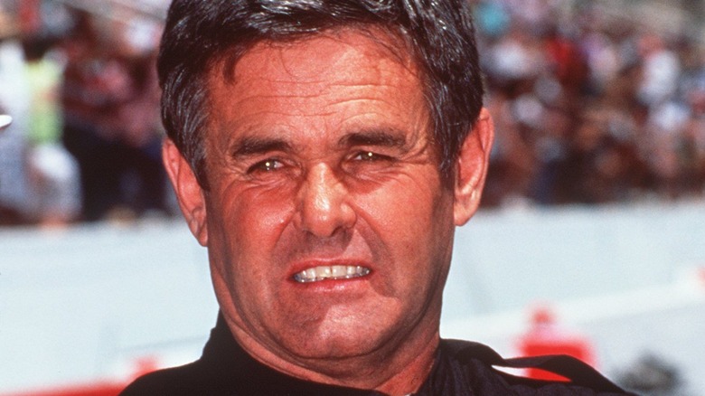 Al Unser Sr. grimacing