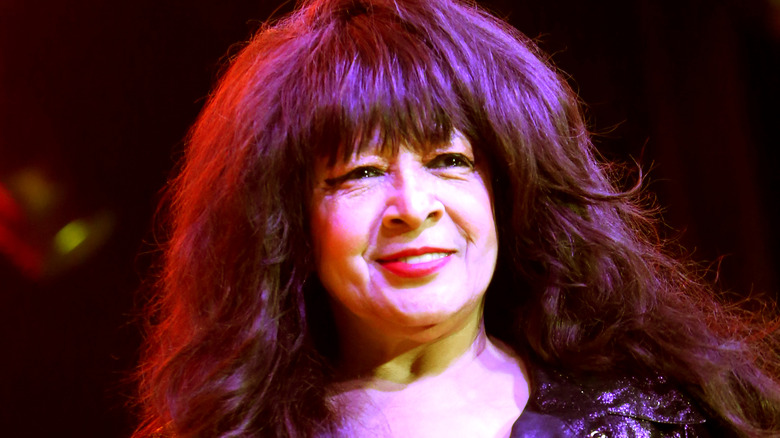 Ronnie Spector performing on stage