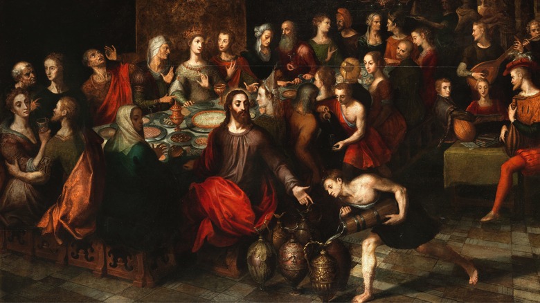 jesus at the wedding at cana