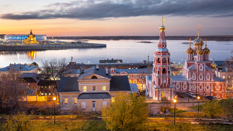 Nizhny Novgorod aerial view