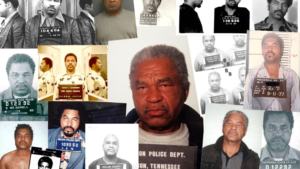 Composite of Samuel Little's mugshots