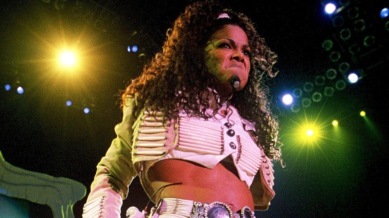 Janet Jackson performing in 1993