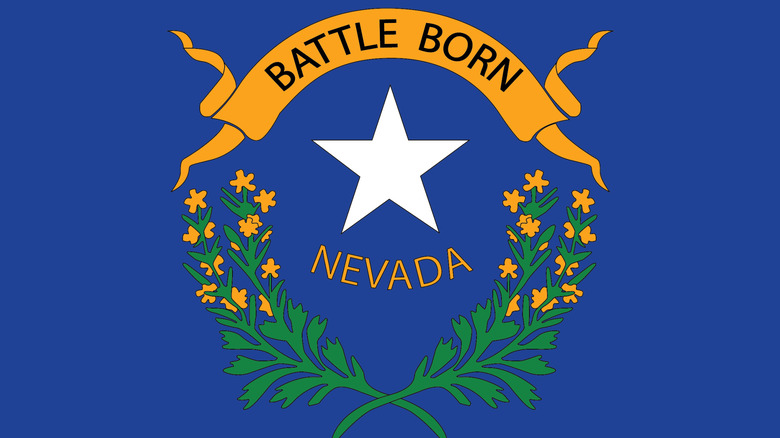 Battle Born Nevada flag crest