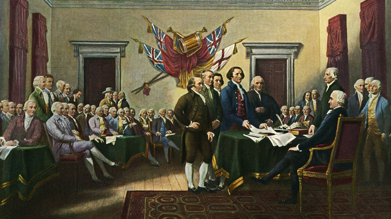 Signing the Declaration, 1776