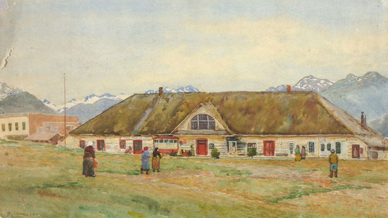 Russian trading post in Alaska