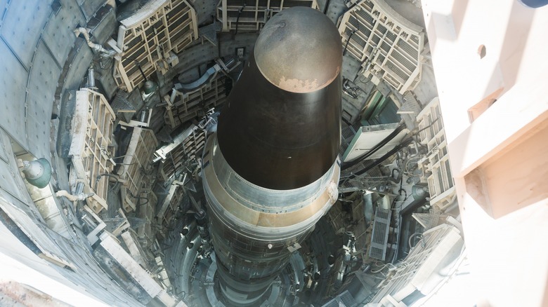 ICBM housed in launch silo