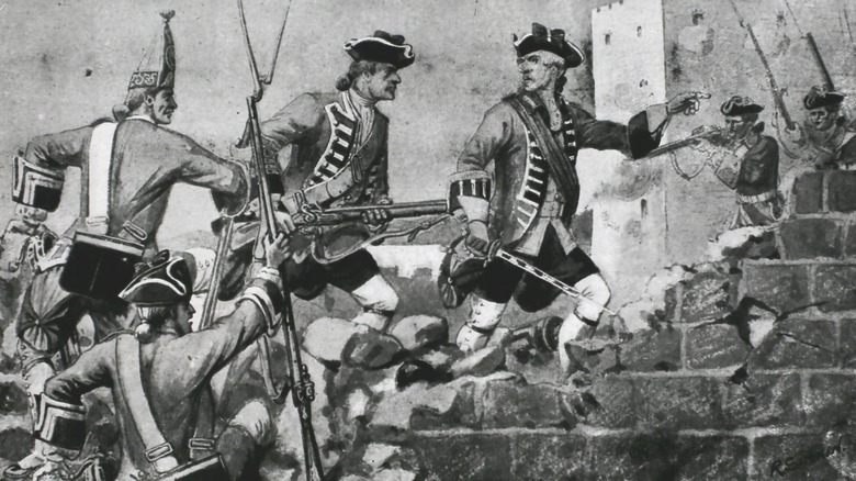 soldiers at the siege of havana