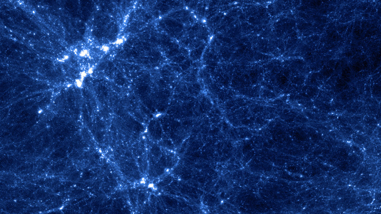 Simulation of the Universe's large scale structure.