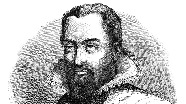 Illustration of Johannes Kepler beard