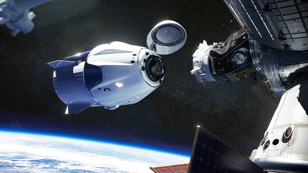 SpaceX's Dragon docking with ISS