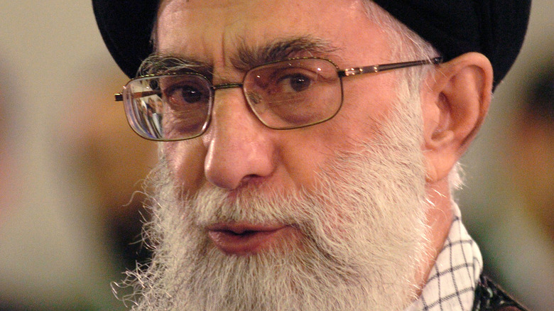 Ali Khamenei stares down the camera
