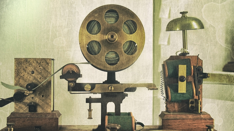 vintage telegraph equipment