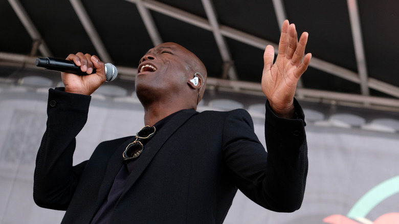 Seal performing