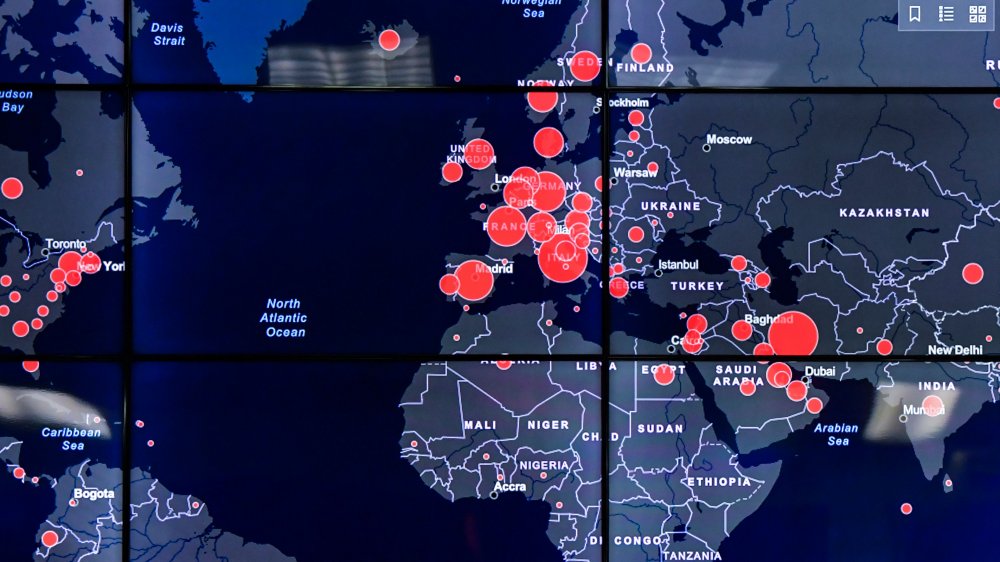 COVID-19 pandemic map