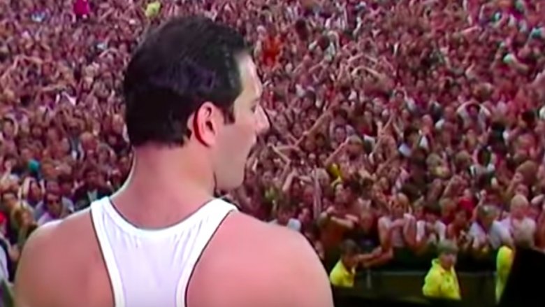 Freddie Mercury at Live Aid