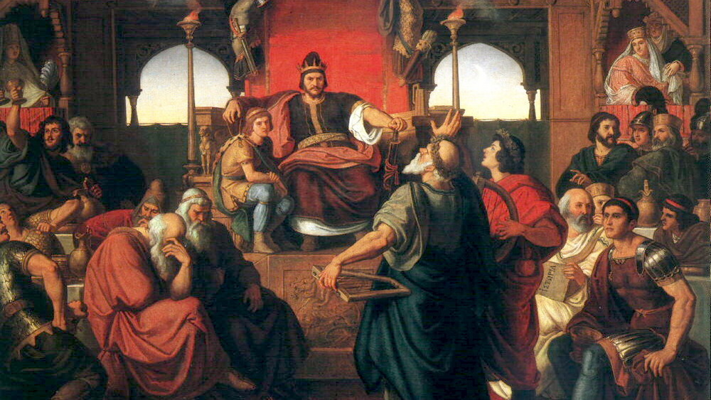 Painting of the Feast of Attila