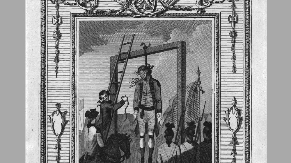 The hanging of John Andre.