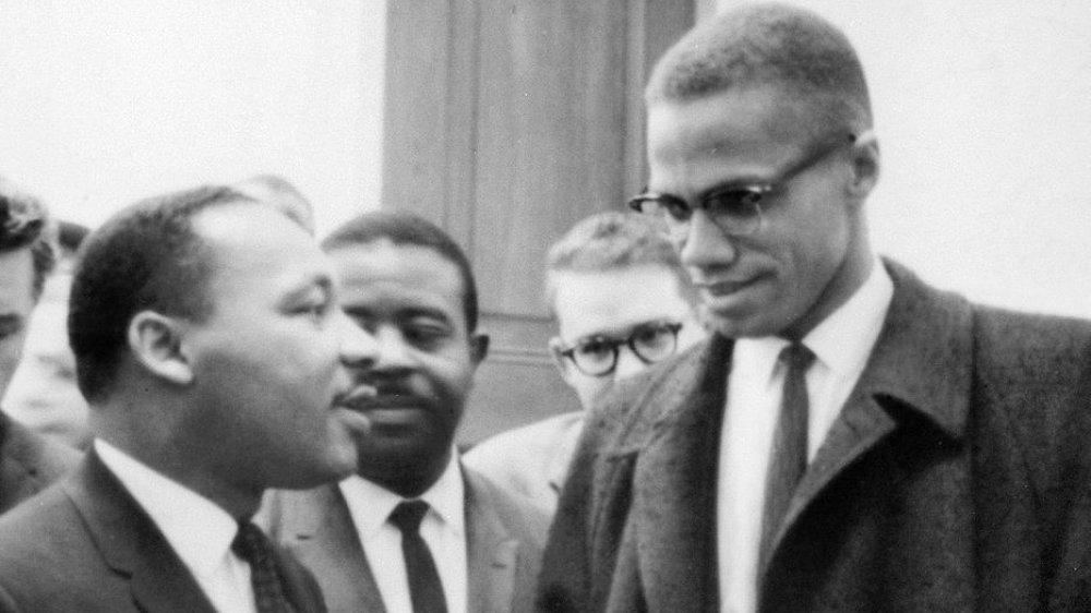 Martin Luther King, Jr. and Malcolm X on March 26, 1964