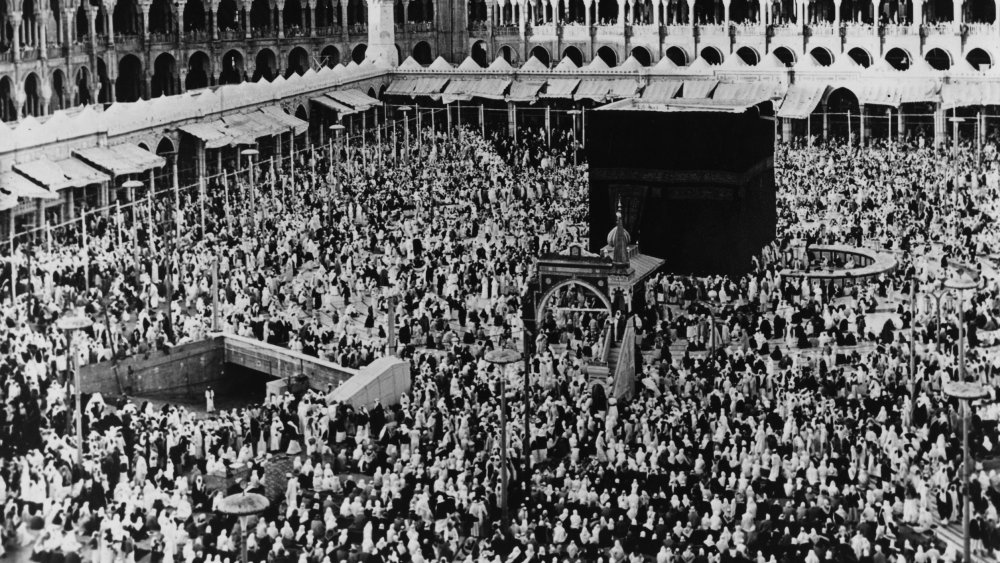 The Kaaba in Mecca during the Hajj