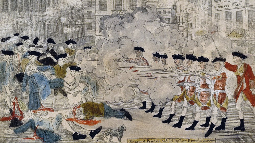 boston massacre engraving by paul revere