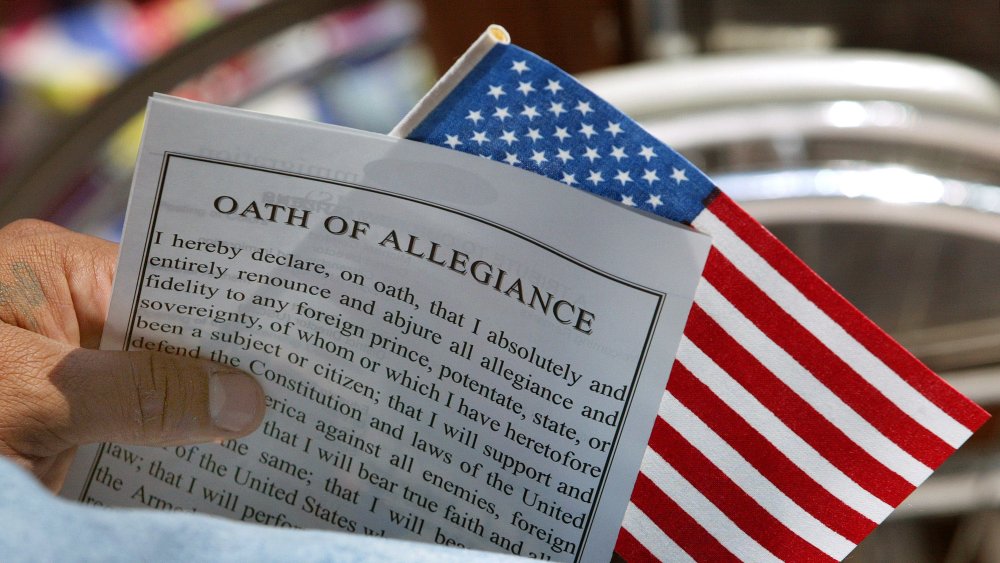 Naturalization ceremony Oath of Allegiance