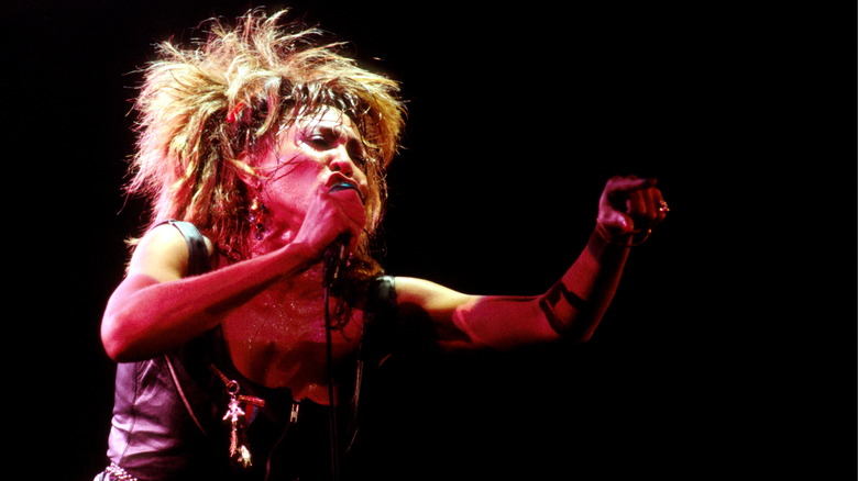 Tina Turner performing