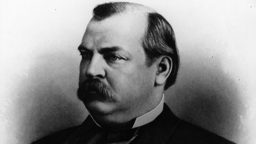 Portrait of Grover Cleveland, the 22nd and 24th president of the USA