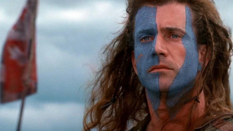 Mel Gibson as William Wallace in Braveheart