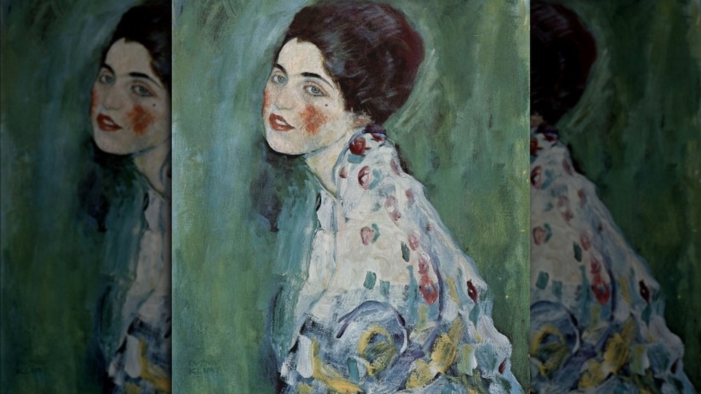 Portrait of a Lady by Gustav Klimt 