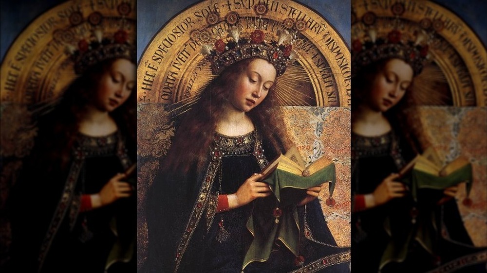 The Ghent Altarpiece: Virgin Mary (detail)