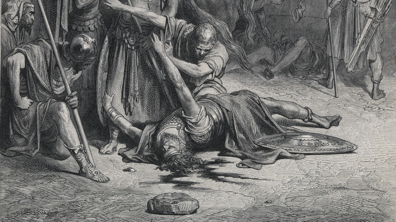 The Death of Abimelech by Gustave Dore