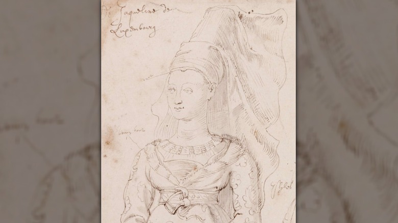 Sketch of Jacquetta of Luxembourg by Peter Paul Rubens