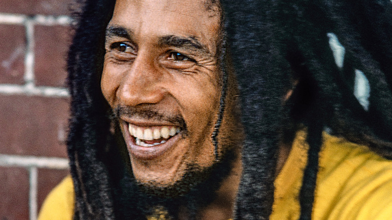 Bob Marley smiling