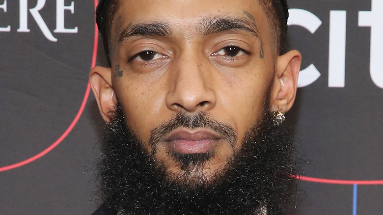 Nipsey Hussle at a vodka event