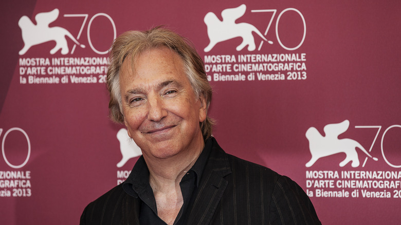 Alan Rickman in Venice in 2013