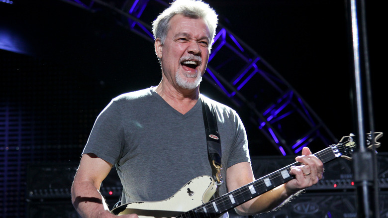 Eddie Van Halen performing in 2015