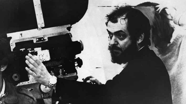 Stanley Kubrick behind camera