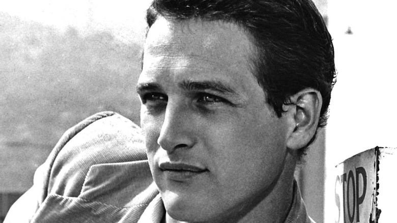 young paul newman smiling