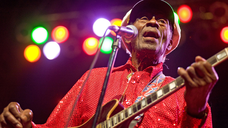 Chuck Berry performing in 2011