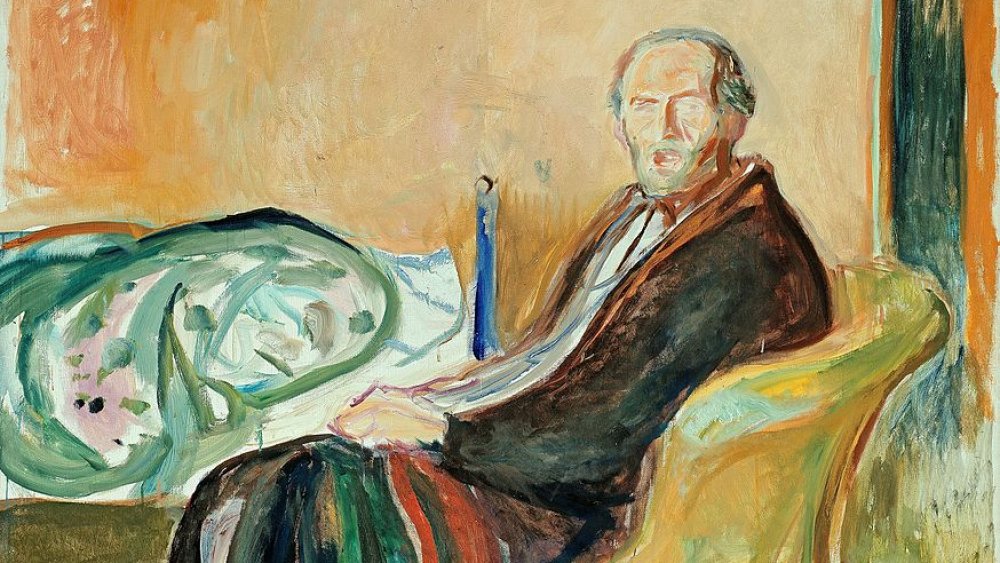 Self-Portrait with the Spanish Flu by Edvard Munch