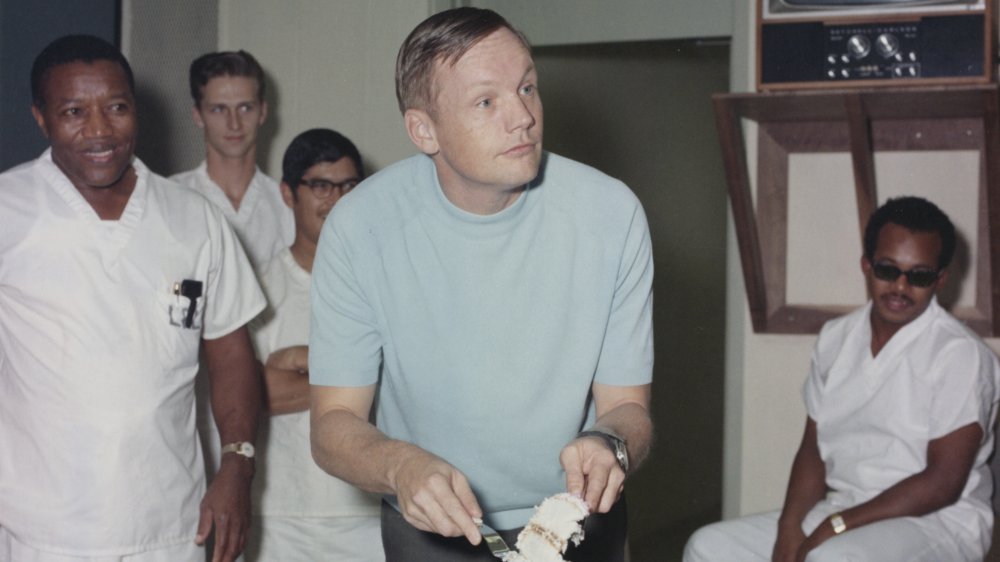 Neil Armstrong in quarantine