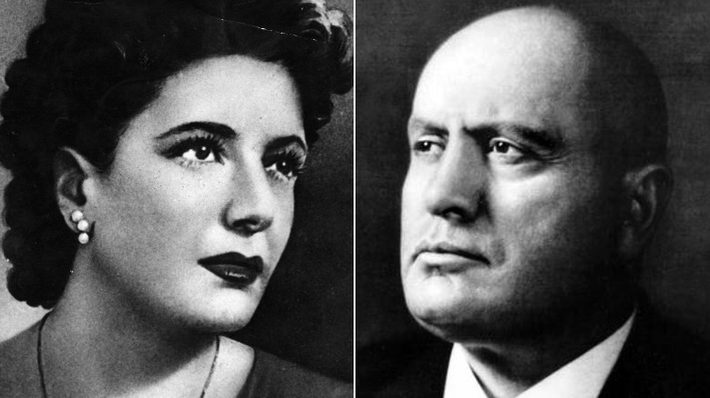 Benito Mussolini and Claretta Petacci