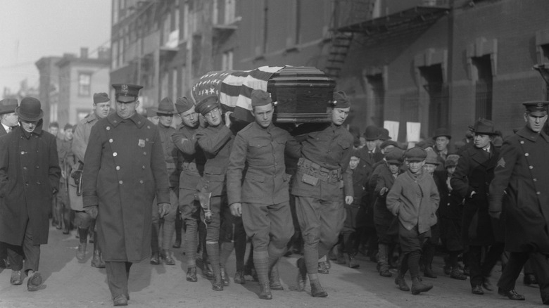 Eastman's funeral military funeral pall bearers