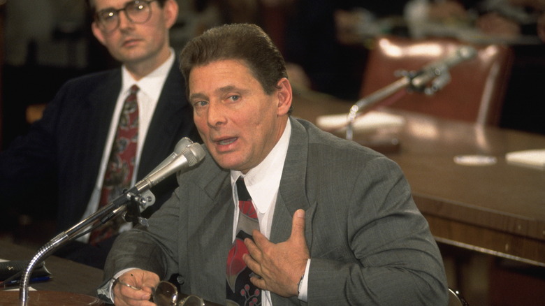 Gravano suit testifying Senate hearing