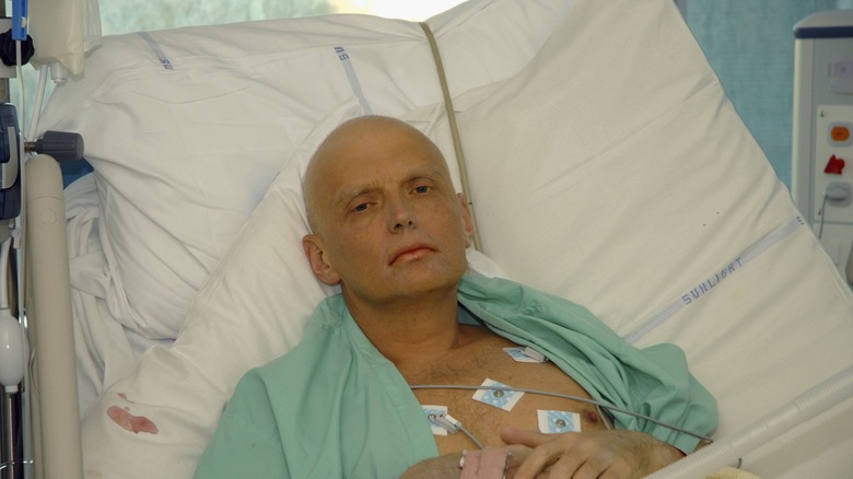 Alexander Litvinenko dying of radiation poisoning