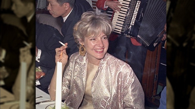 Mary Pinchot Meyer at JFK's 46th birthday Party on the presidential yacht Sequoia.