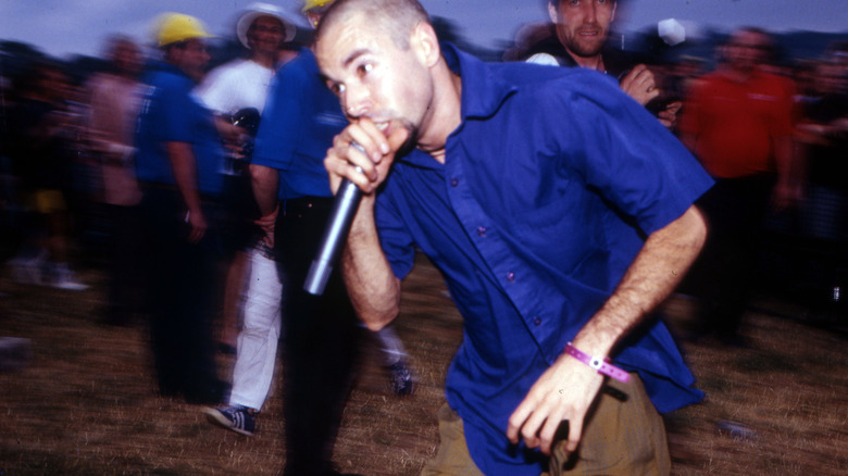 Adam Yauch performing in 1990s