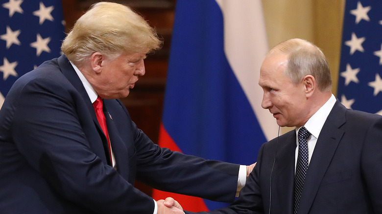 Donald Trump and Vladimir Putin